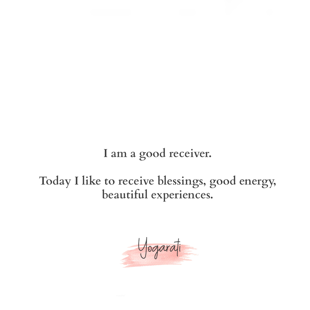 affirmation for receiving prosperity