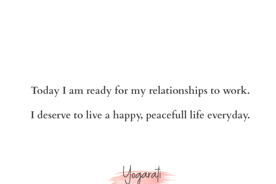 affirmations for happy peaceful life