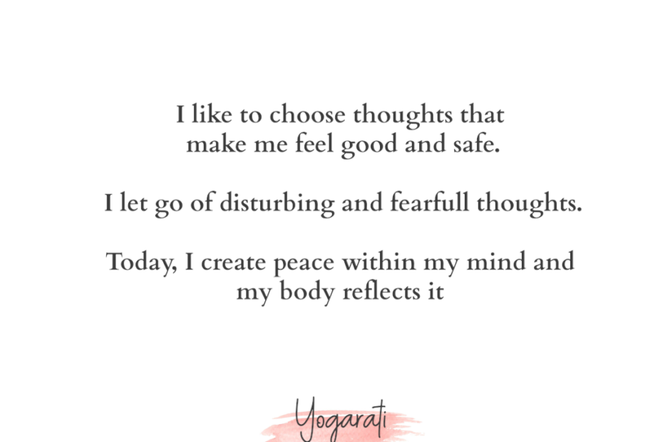 affirmations for self love healthy body